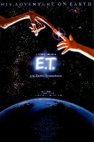 Movie poster for E.T. the Extra-Terrestrial released in 1982