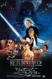 Movie poster for Return of the Jedi released in 1983