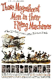 Movie poster for Those Magnificent Men in Their Flying Machines released in 1965